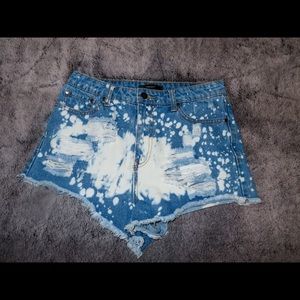 US 29 Forever 21 high waisted blue jean shorts